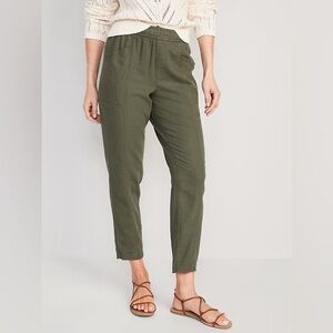Old Navy Cropped Linen Pants